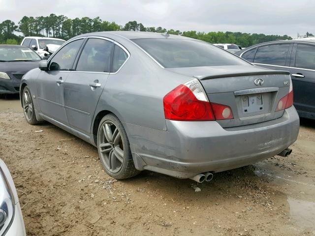 JNKBY01E57M402366 - 2007 INFINITI M45 BASE SILVER photo 3