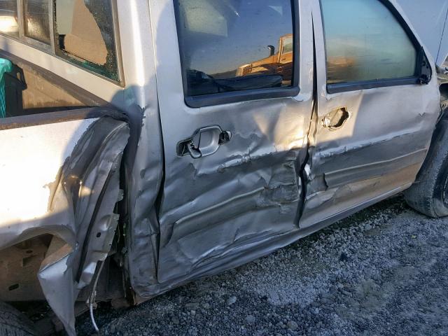 1GCDSCDE3A8129761 - 2010 CHEVROLET COLORADO L SILVER photo 9