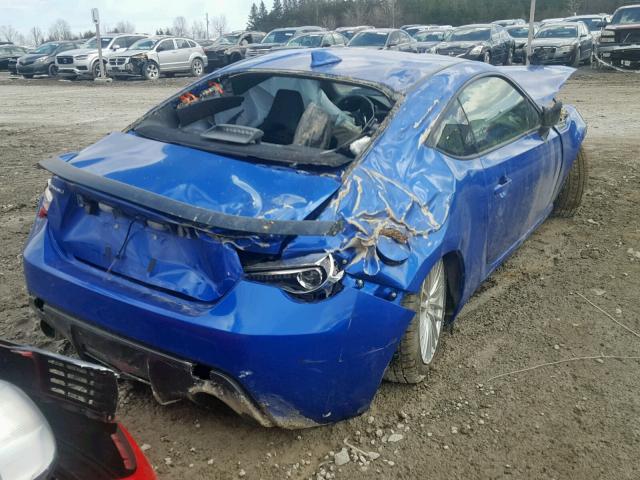 JF1ZCAC13J9601608 - 2018 SUBARU BRZ 2.0 LI BLUE photo 4