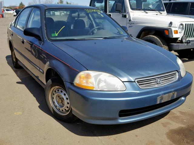 1HGEJ6624TL020447 - 1996 HONDA CIVIC DX BLUE photo 1