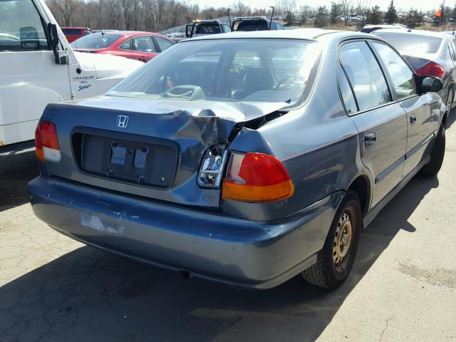 1HGEJ6624TL020447 - 1996 HONDA CIVIC DX BLUE photo 4