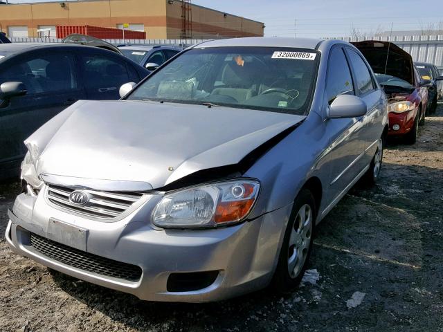 KNAFE121675375361 - 2007 KIA SPECTRA EX SILVER photo 2