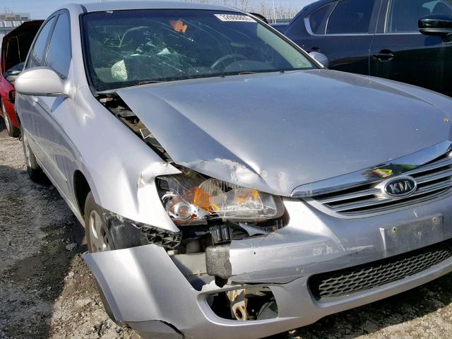 KNAFE121675375361 - 2007 KIA SPECTRA EX SILVER photo 9