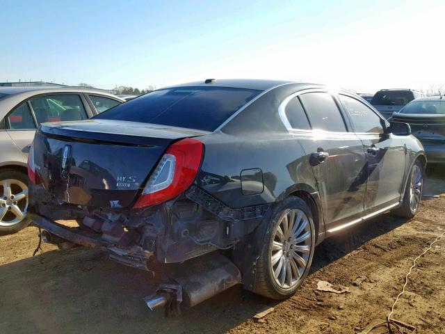 1LNHL9EK1DG604593 - 2013 LINCOLN MKS BLACK photo 4