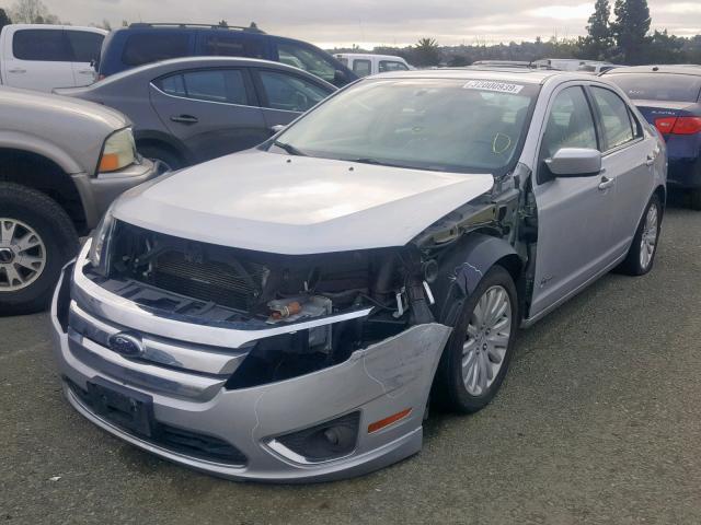 3FADP0L35AR269380 - 2010 FORD FUSION HYB WHITE photo 2