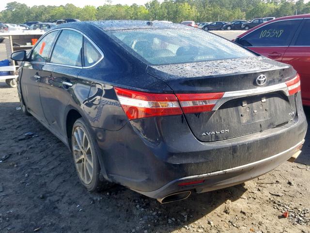 4T1BK1EB7EU120893 - 2014 TOYOTA AVALON BAS BLACK photo 3