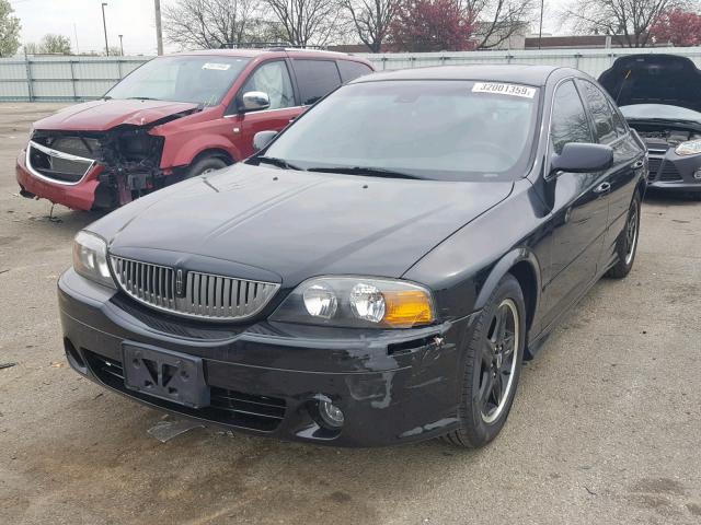 1LNHM87A12Y664621 - 2002 LINCOLN LS BLACK photo 2