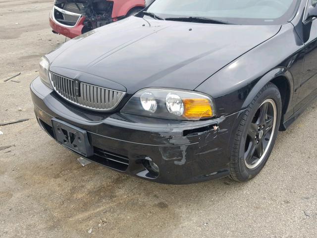 1LNHM87A12Y664621 - 2002 LINCOLN LS BLACK photo 9