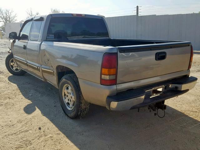 2GCEC19T721250598 - 2002 CHEVROLET SILVERADO TAN photo 3