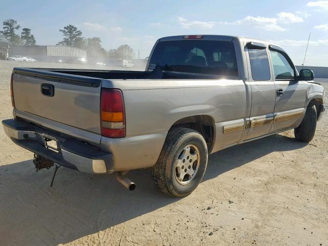 2GCEC19T721250598 - 2002 CHEVROLET SILVERADO TAN photo 4