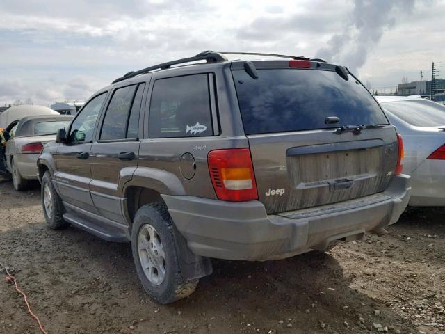 1J4GW58N8XC767530 - 1999 JEEP GRAND CHER GRAY photo 3