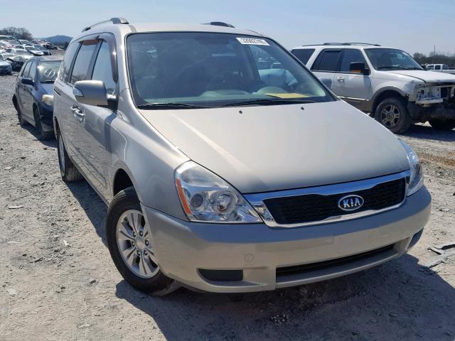 KNDMG4C75C6473245 - 2012 KIA SEDONA LX SILVER photo 1