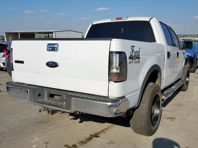 1FTPW14V46KC39055 - 2006 FORD F150 SUPER WHITE photo 4