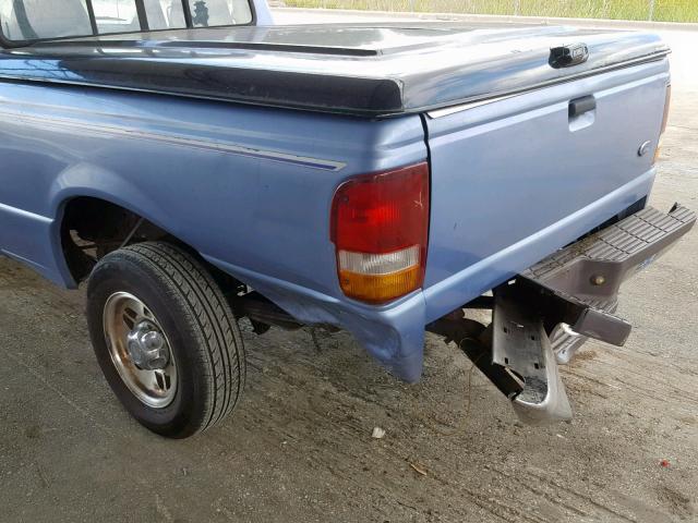 1FTCR10A9VUB28836 - 1997 FORD RANGER BLUE photo 9