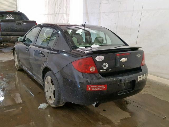 1G1AF5F5XA7185744 - 2010 CHEVROLET COBALT 2LT BLACK photo 3