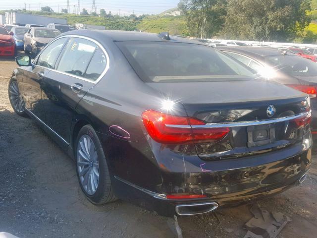 WBA7E2C53GG738571 - 2016 BMW 740 I BLACK photo 3