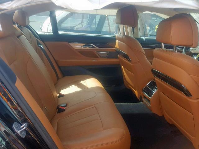 WBA7E2C53GG738571 - 2016 BMW 740 I BLACK photo 6