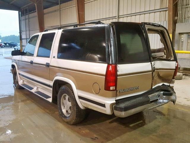 1GDEC16R3XJ741462 - 1999 GMC SUBURBAN C TWO TONE photo 3