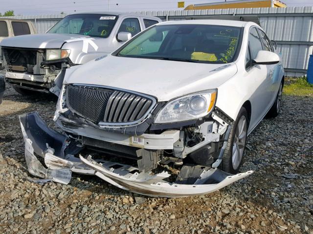 1G4PR5SK8F4127544 - 2015 BUICK VERANO CON WHITE photo 2