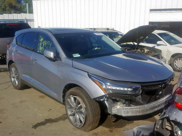 5J8TC2H51KL009244 - 2019 ACURA RDX SILVER photo 1