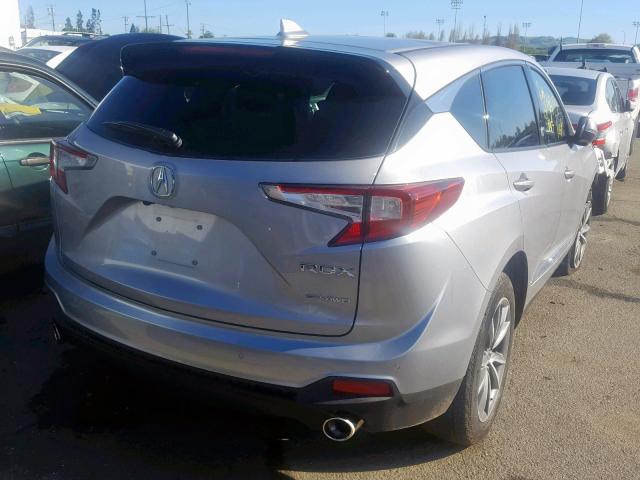 5J8TC2H51KL009244 - 2019 ACURA RDX SILVER photo 4