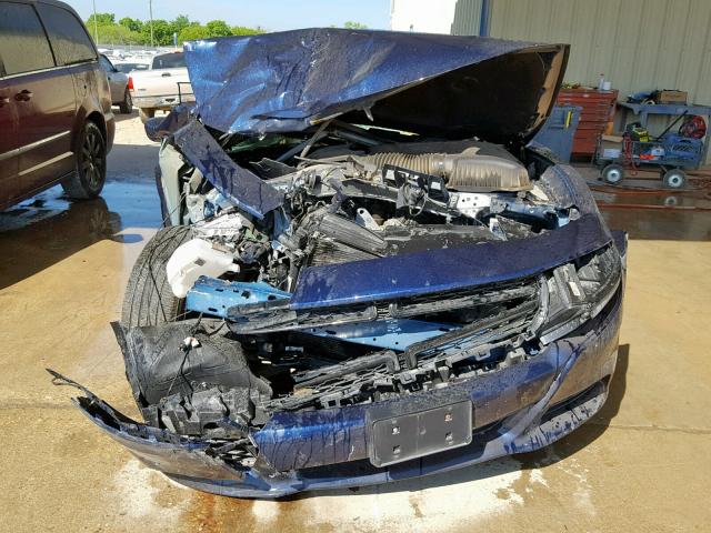 2C3CDXJG5HH505548 - 2017 DODGE CHARGER SX BLUE photo 9