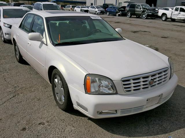 1G6KF57944U183140 - 2004 CADILLAC DEVILLE DT WHITE photo 1