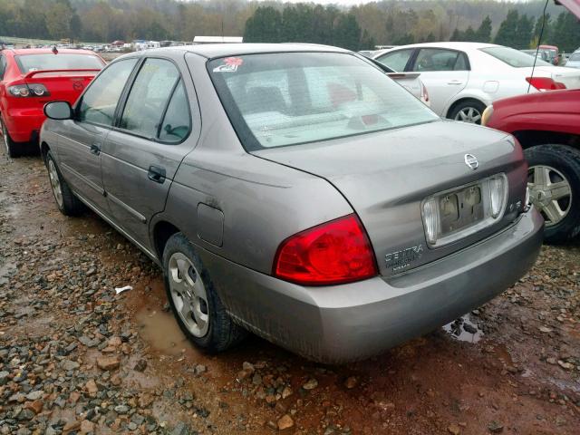 3N1CB51D84L855465 - 2004 NISSAN SENTRA 1.8 TAN photo 3