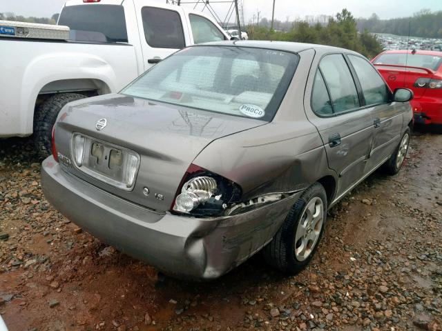 3N1CB51D84L855465 - 2004 NISSAN SENTRA 1.8 TAN photo 4