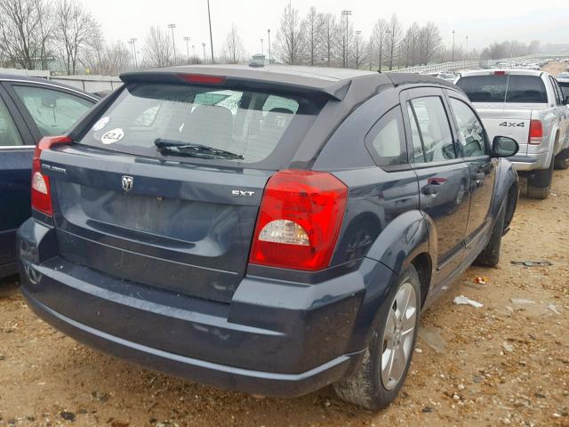 1B3HB48B37D218657 - 2007 DODGE CALIBER SX BLUE photo 4