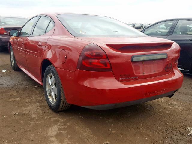 2G2WP552371152614 - 2007 PONTIAC GRAND PRIX 红色 照片 3