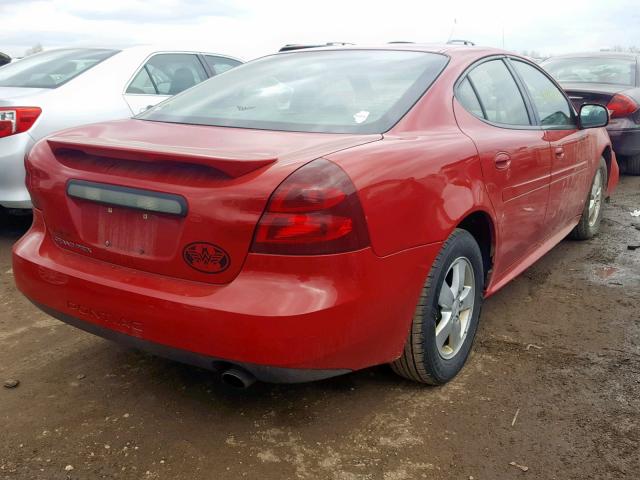 2G2WP552371152614 - 2007 PONTIAC GRAND PRIX 红色 照片 4