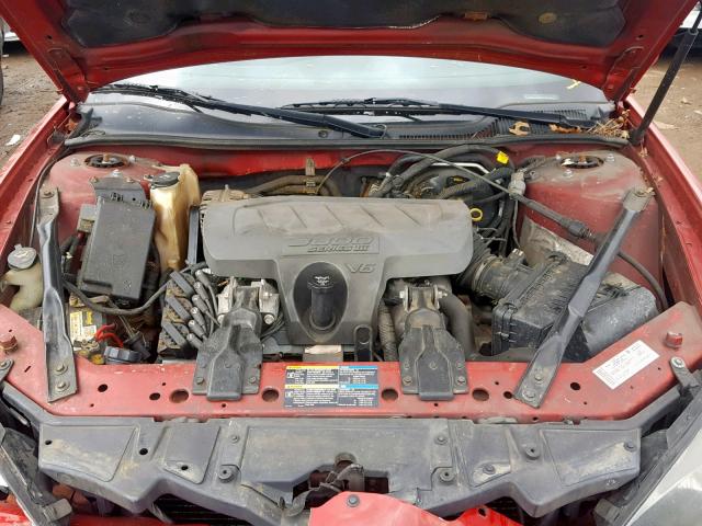 2G2WP552371152614 - 2007 PONTIAC GRAND PRIX 红色 照片 7