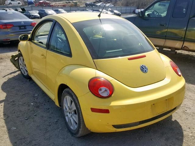 3VWPG31C68M501601 - 2008 VOLKSWAGEN NEW BEETLE ყვითელი ფოტო 3