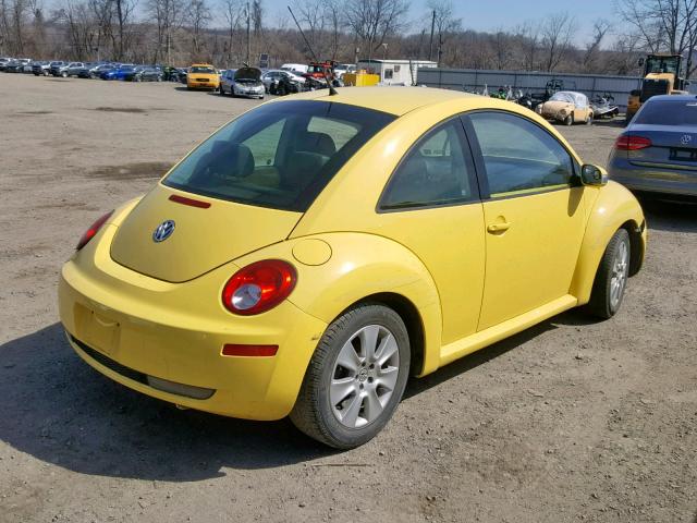 3VWPG31C68M501601 - 2008 VOLKSWAGEN NEW BEETLE ყვითელი ფოტო 4