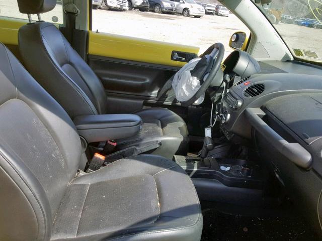 3VWPG31C68M501601 - 2008 VOLKSWAGEN NEW BEETLE ყვითელი ფოტო 5