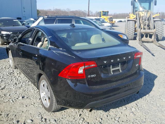 YV1622FS3C2082379 - 2012 VOLVO S60 T5 BLACK photo 3