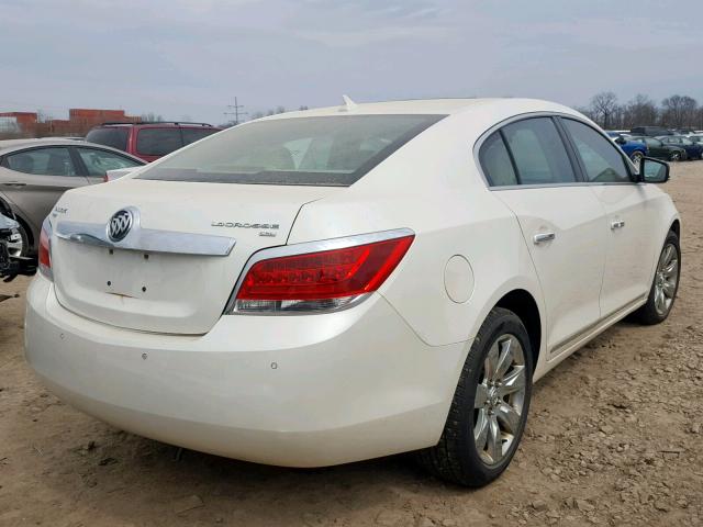 1G4GD5EGXAF182693 - 2010 BUICK LACROSSE C WHITE photo 4