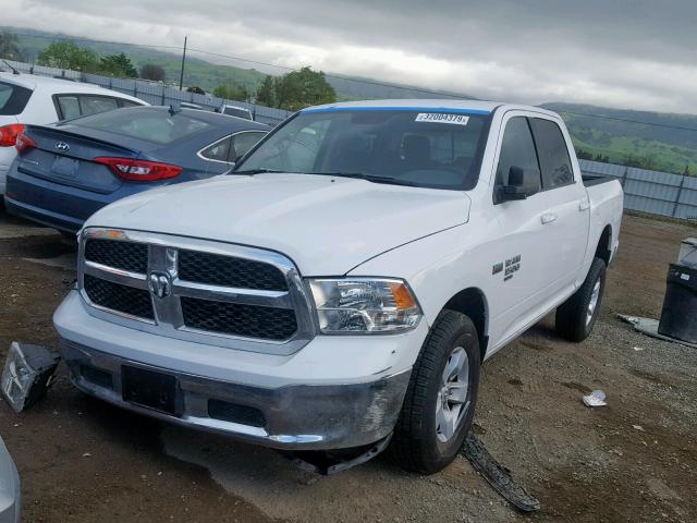 1C6RR7LT1KS527619 - 2019 RAM 1500 CLASS WHITE photo 2