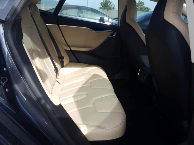 5YJSA1H19EFP54113 - 2014 TESLA MODEL S ნაცრისფერი ფოტო 6