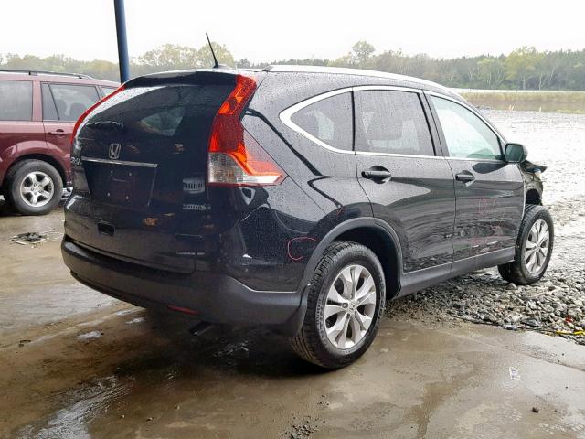 2HKRM3H73EH517981 - 2014 HONDA CR-V EXL BLACK photo 4