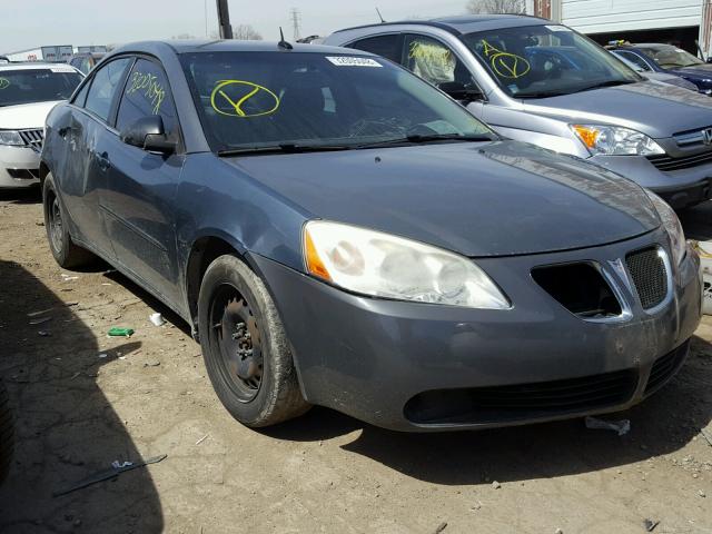 1G2ZF57B784149654 - 2008 PONTIAC G6 VALUE L GRAY photo 1