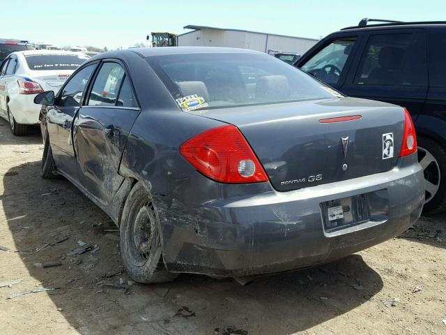 1G2ZF57B784149654 - 2008 PONTIAC G6 VALUE L GRAY photo 3