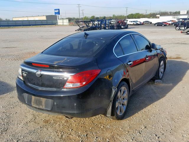 2G4GS5EV9D9237782 - 2013 BUICK REGAL PREM BLACK photo 4