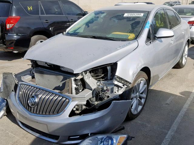 1G4PR5SK7F4120603 - 2015 BUICK VERANO CON SILVER photo 2