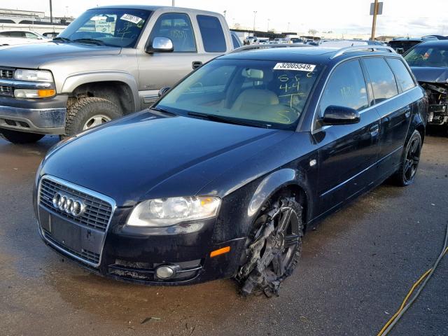 WAUKF78E27A206339 - 2007 AUDI A4 2.0T AV BLACK photo 2