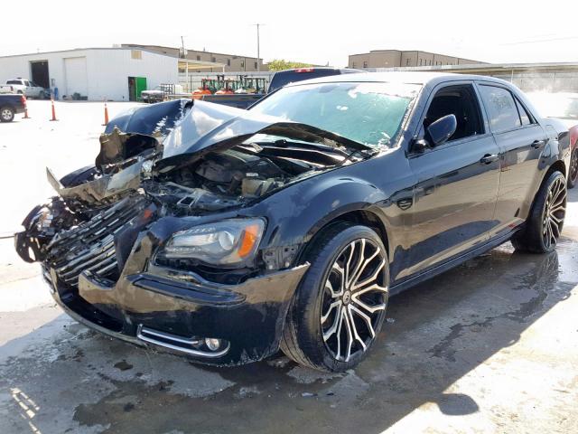 2C3CCAGG5EH297335 - 2014 CHRYSLER 300 S BLACK photo 2