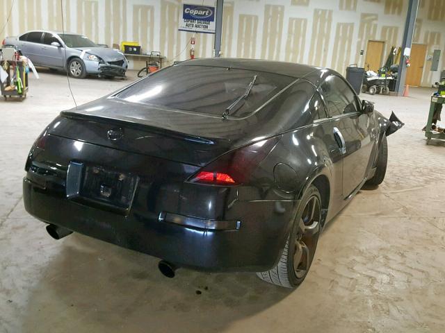 JN1AZ34D23T107727 - 2003 NISSAN 350Z COUPE BLACK photo 4