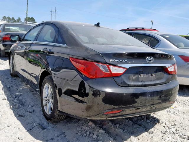 5NPEB4AC6BH251188 - 2011 HYUNDAI SONATA GLS BLACK photo 3