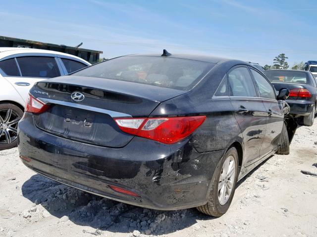 5NPEB4AC6BH251188 - 2011 HYUNDAI SONATA GLS BLACK photo 4